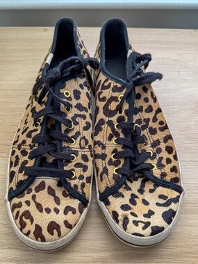 Keds x Kate Spade New York Kickstart Leopard Calf Hair Sneakers
